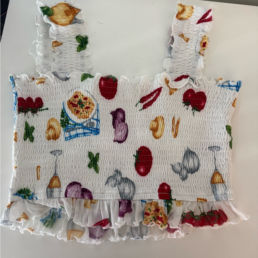 Colorful Printed Women's Top